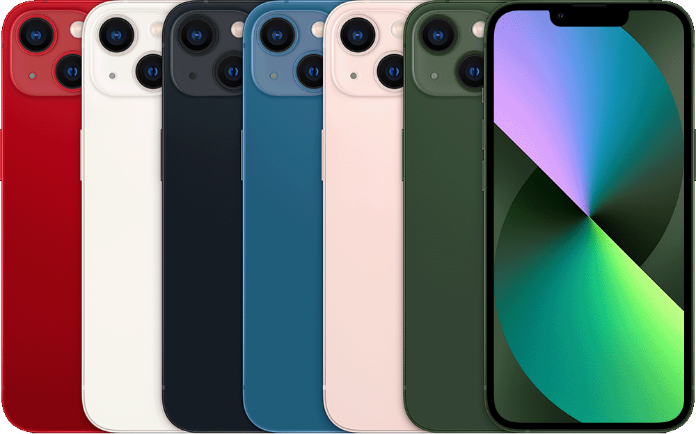 iPhone 13 — обзор доступных цветов