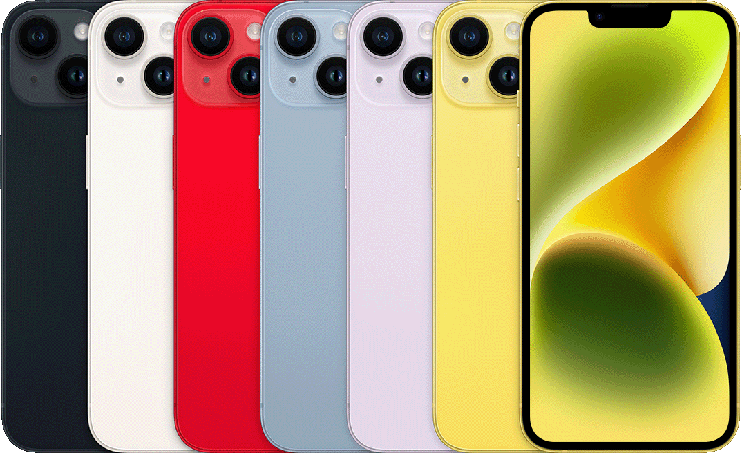 iPhone 14 — обзор доступных цветов